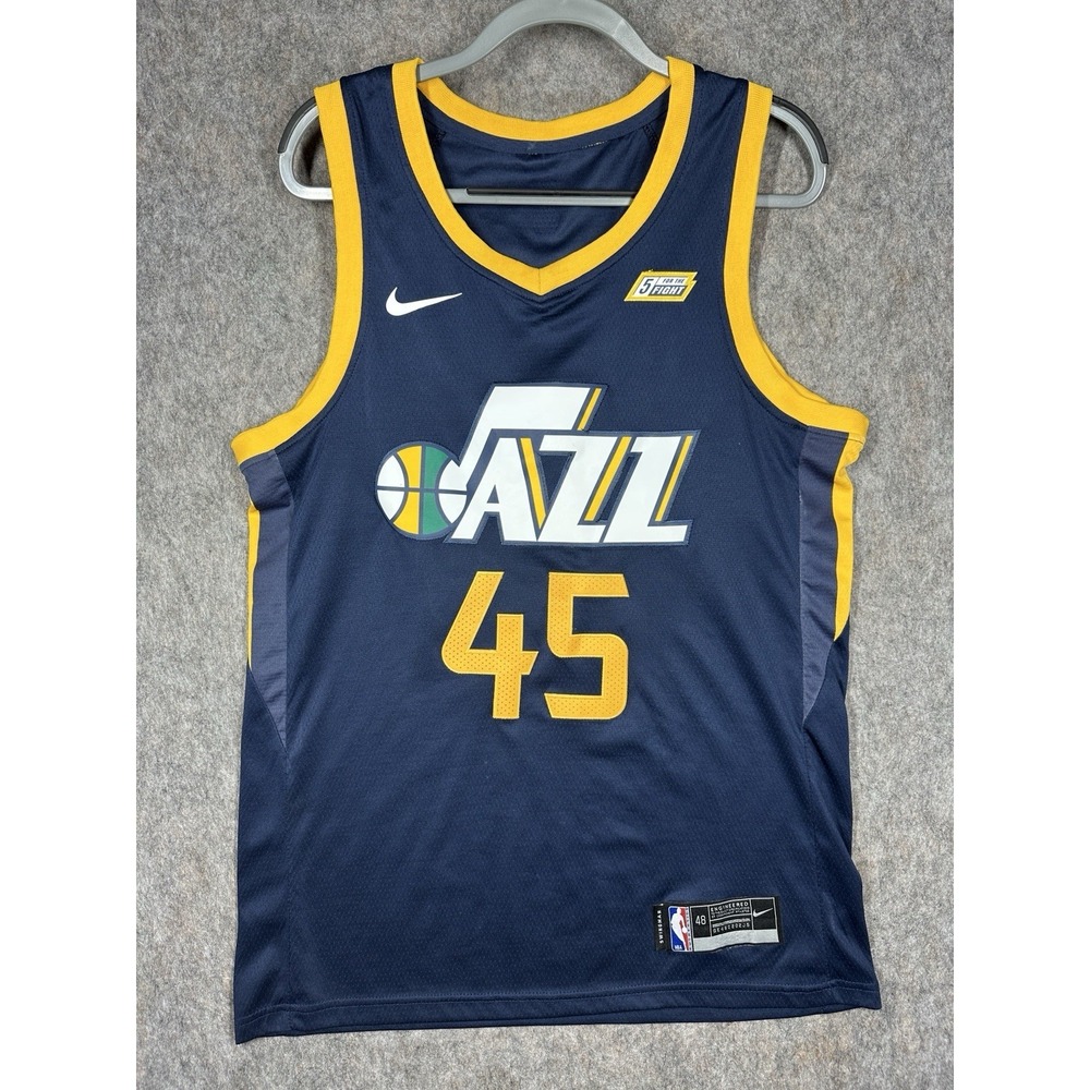 Utah Jazz Donovan Mitchell #45 Nike NBA Swingman Jersey Mens 48 XL